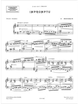 Impromptu - Felice Boghen - Partition - Piano